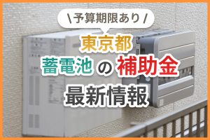 東京都蓄電池補助金