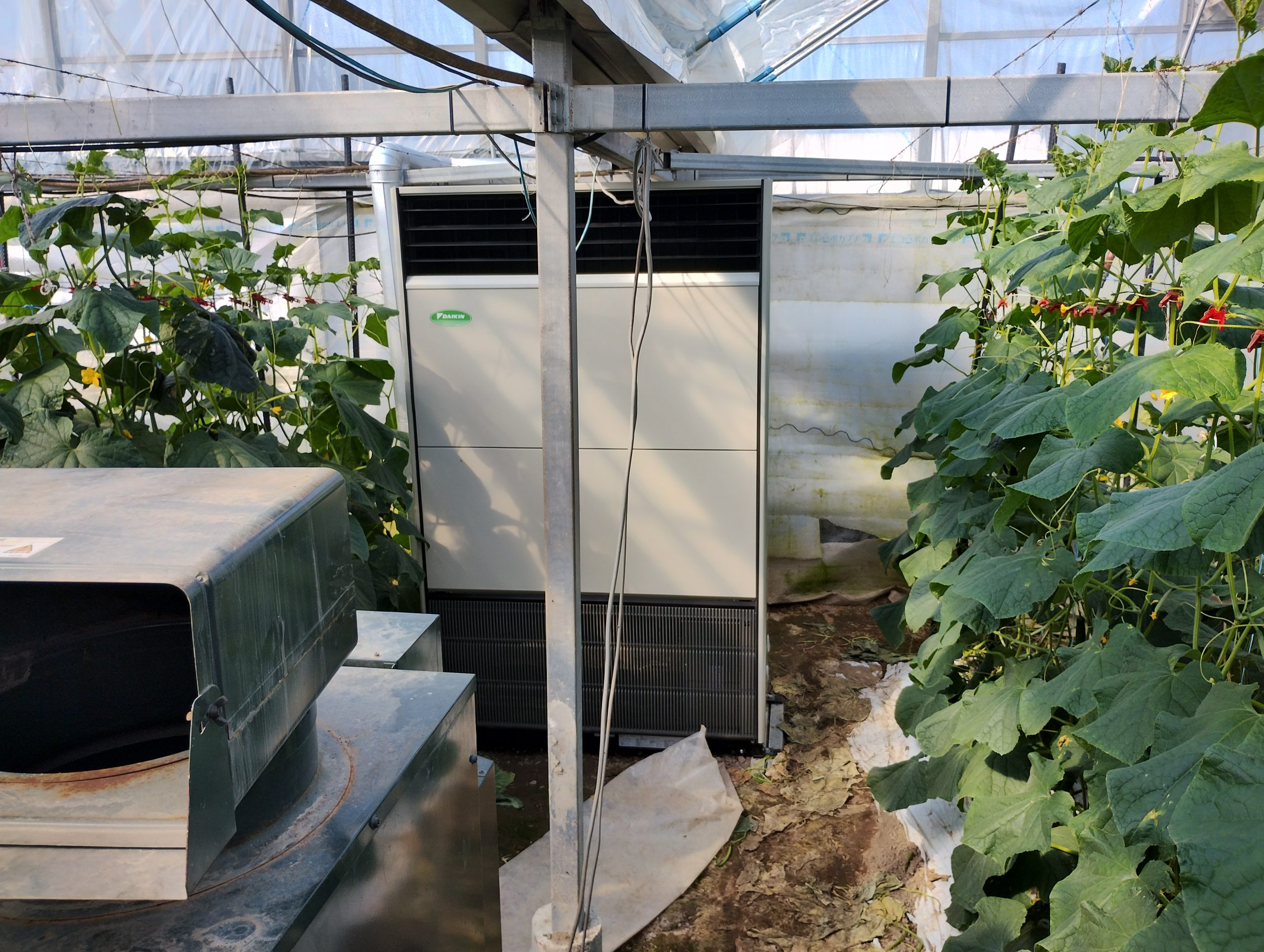 農業ハウスヒートポンプ