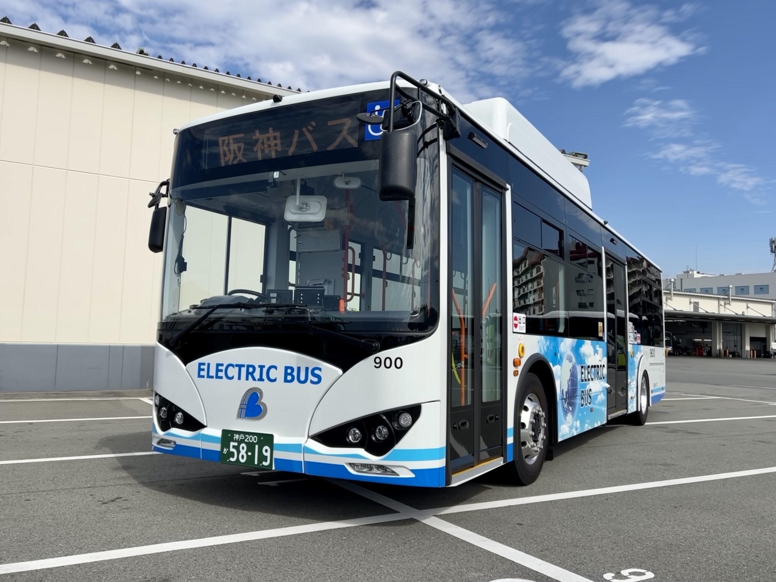 阪神バス（株）に導入されたEVバス