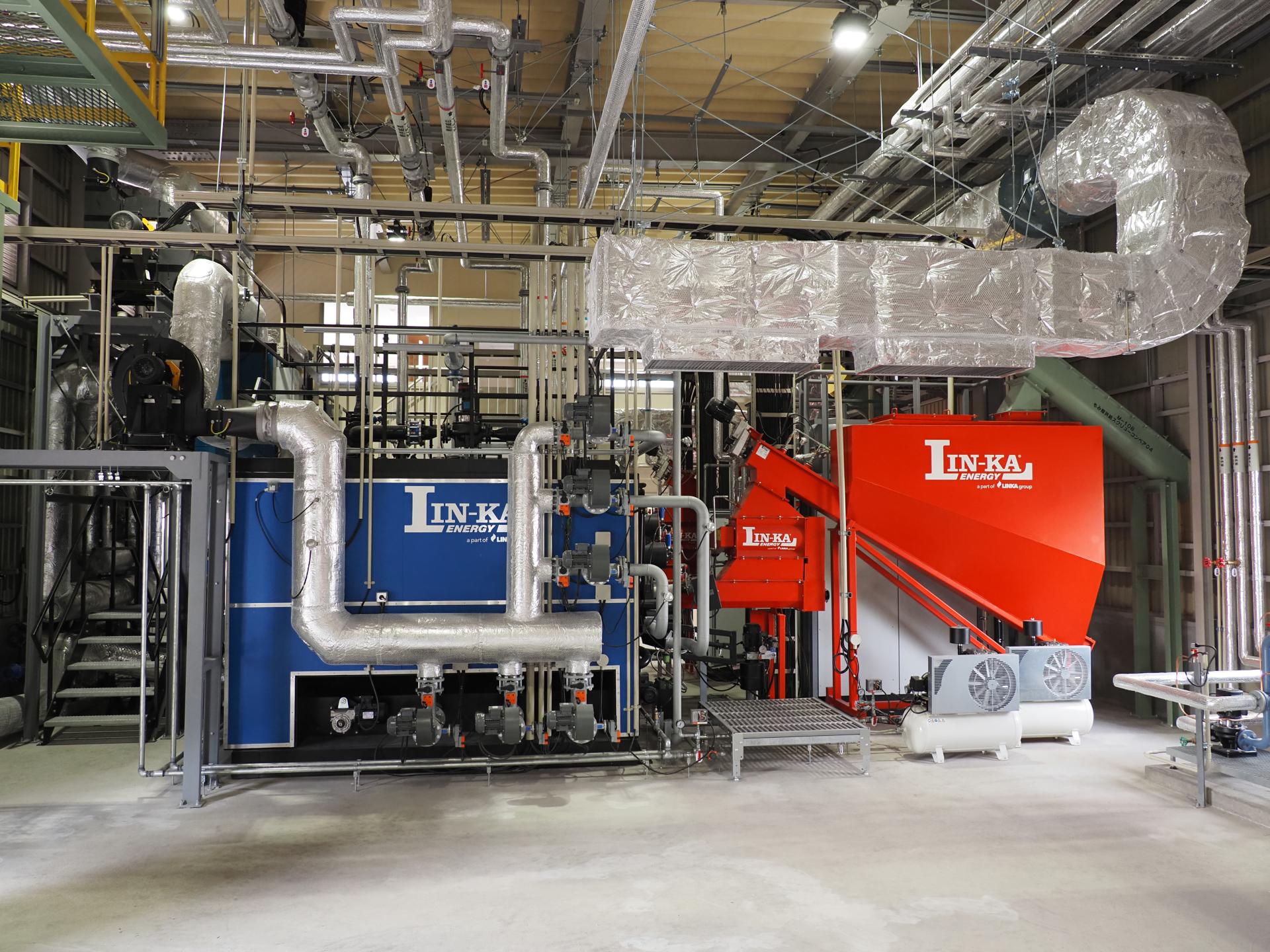 もみ殻ボイラーの設備