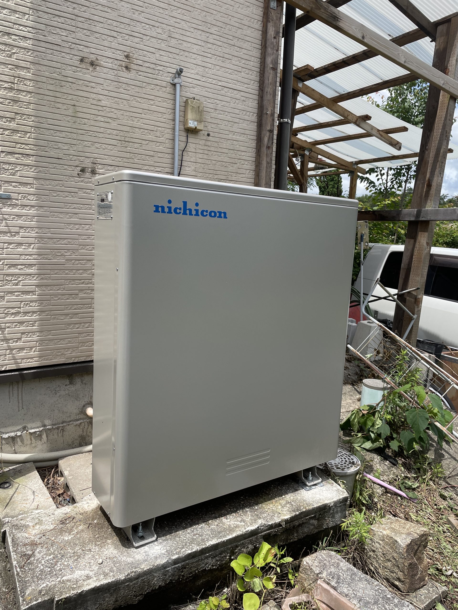 ニチコン蓄電池の設置事例④