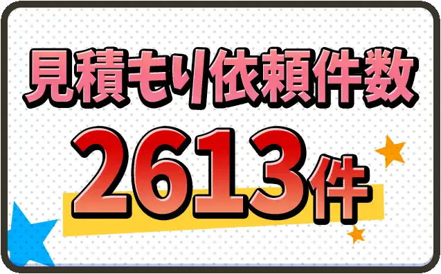 見積もり依頼件数